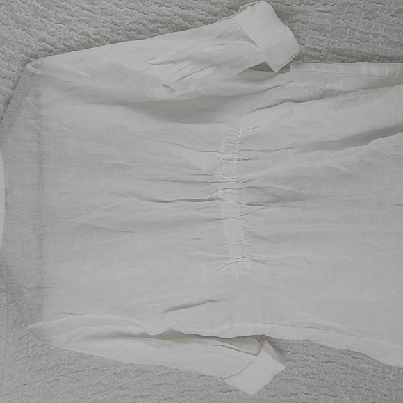 Vanessa Zani Trench Cardigan Small White - Picture 3 of 6